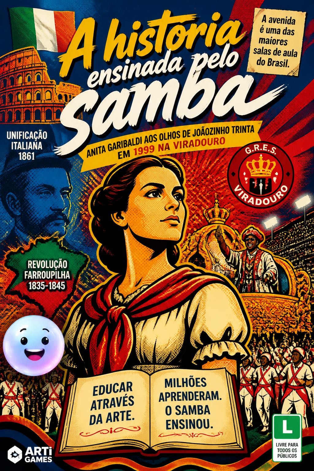 A história ensinada pelo samba