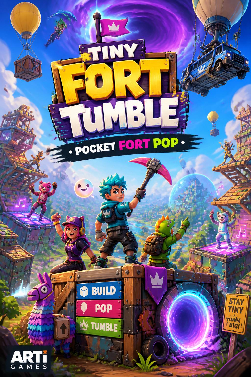 Tiny Fort Tumble
        *   Pocket Fort Pop
        *