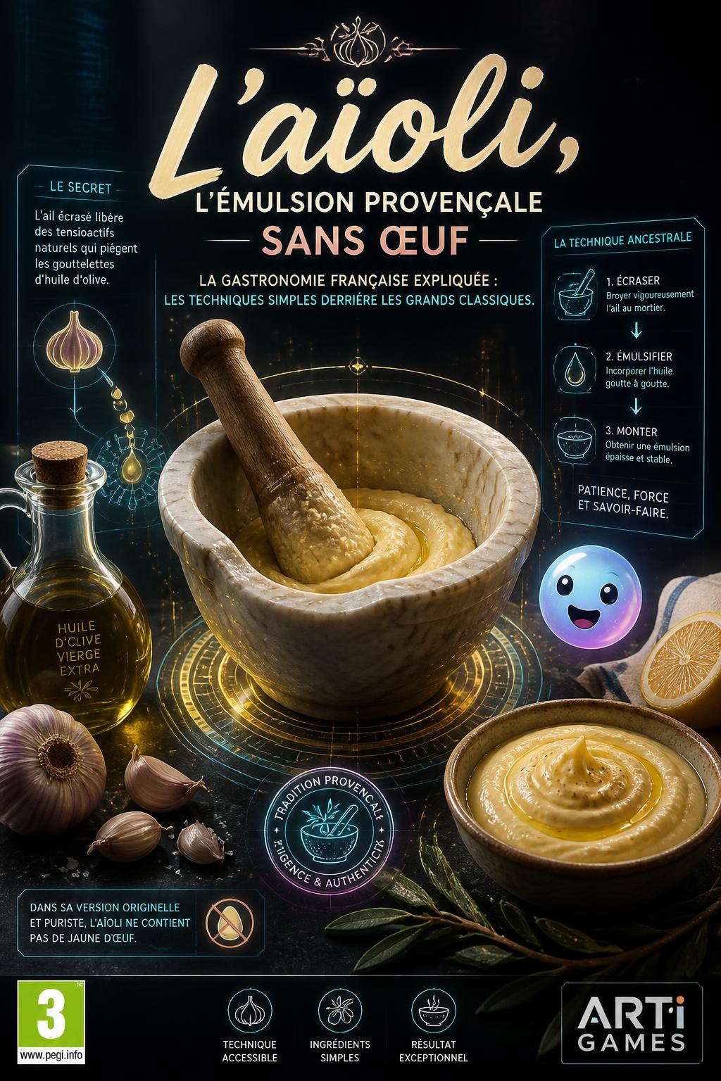L'aïoli, l'émulsion provençale sans œuf