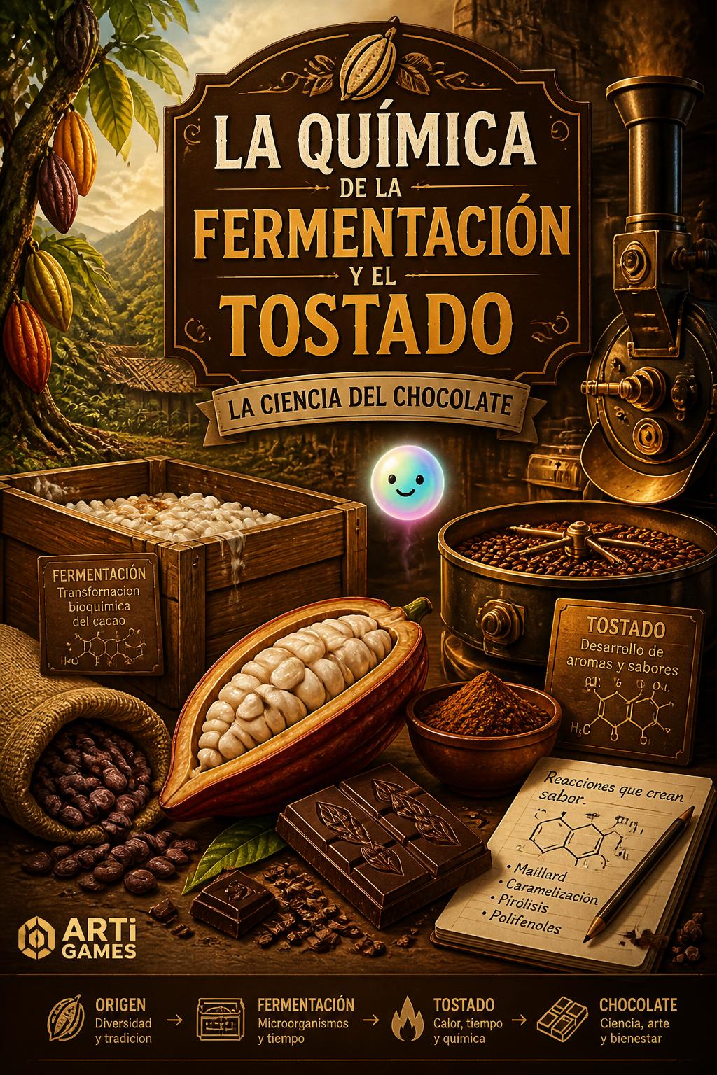 La química de la fermentación y el tostado