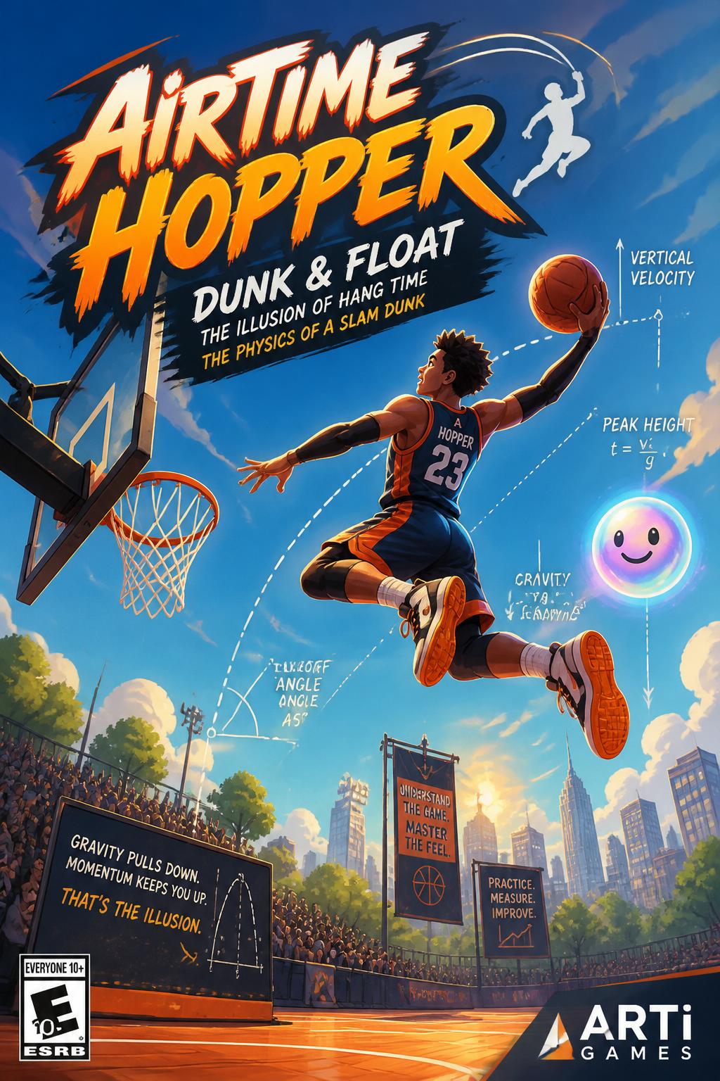 Airtime Hopper - catchy.
    *   Dunk & Float - simple,