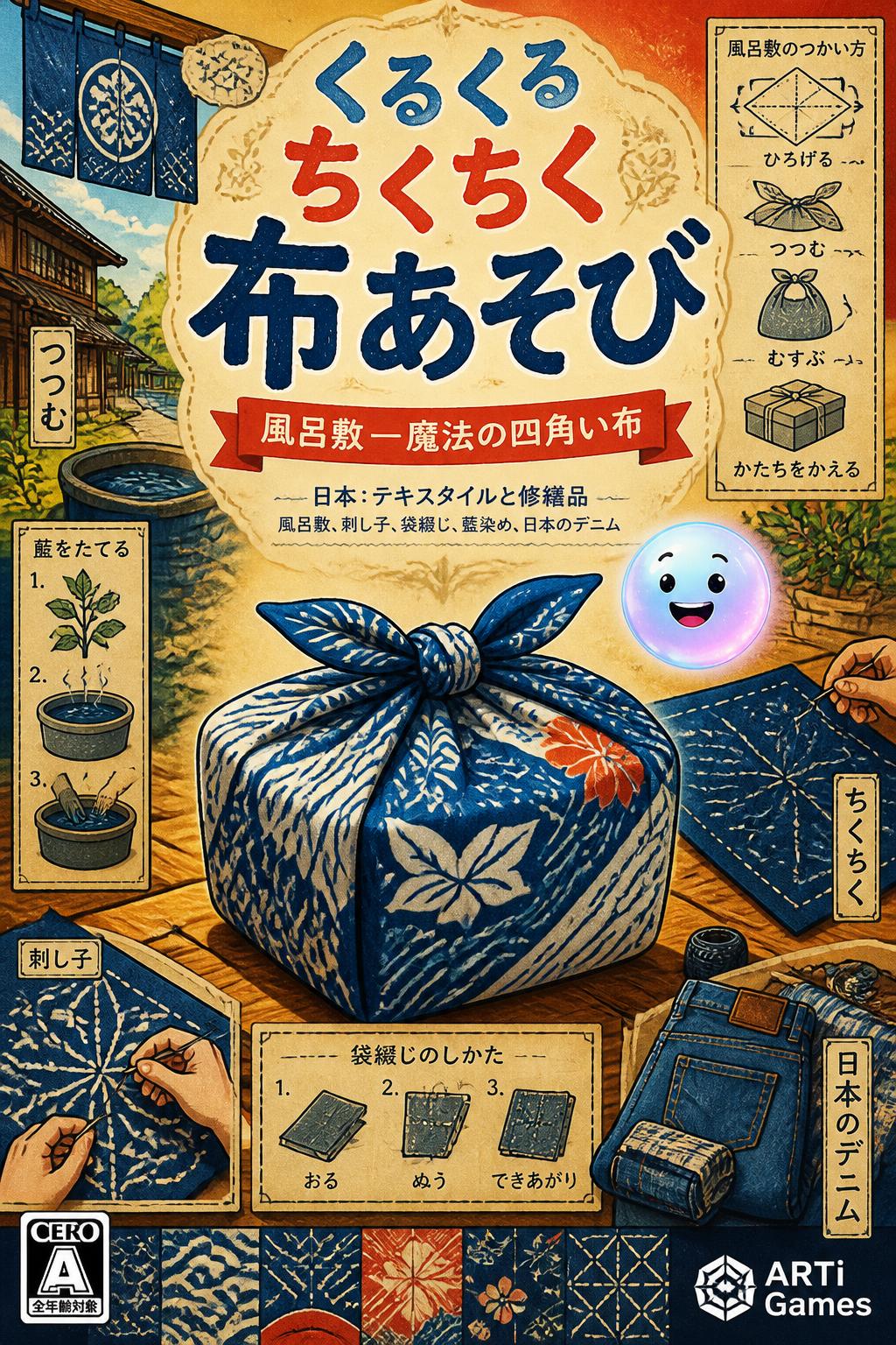 くるくる ちくちく 布あそび