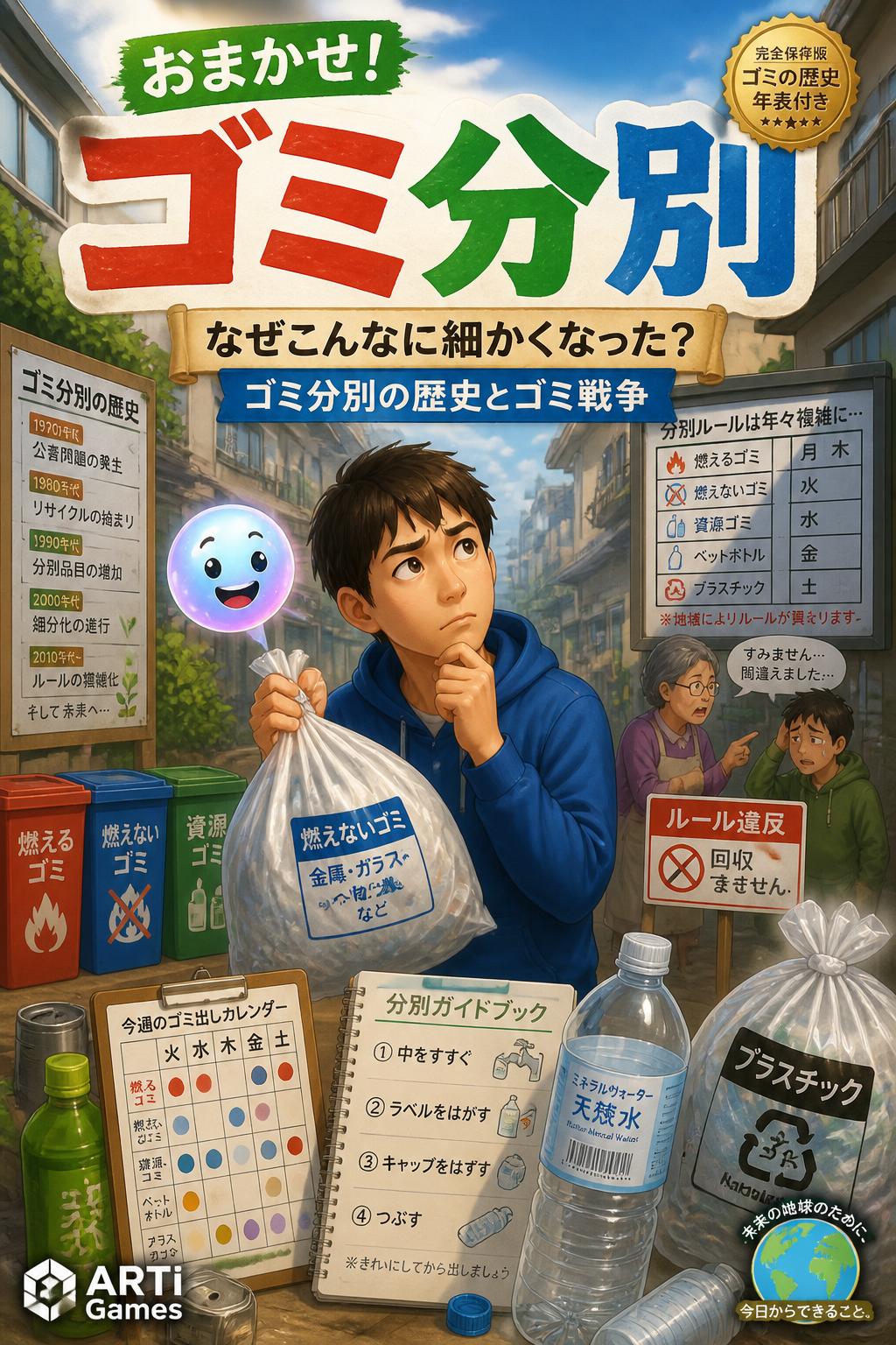 omi dashi rule dai konran)
「おまかせ！ゴミ分別」 (Omak