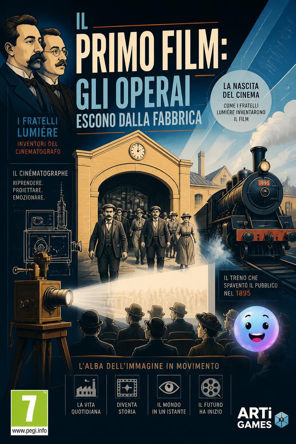 Il primo film: gli operai escono dalla fabbrica