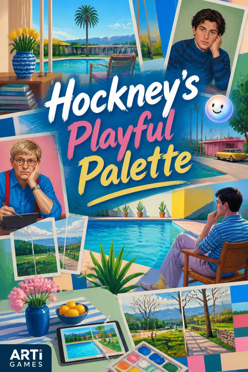 Hockney's Playful Palette