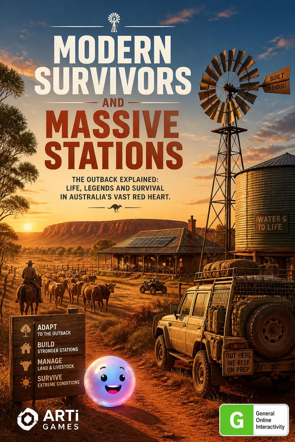 Modern survivors and massive stations