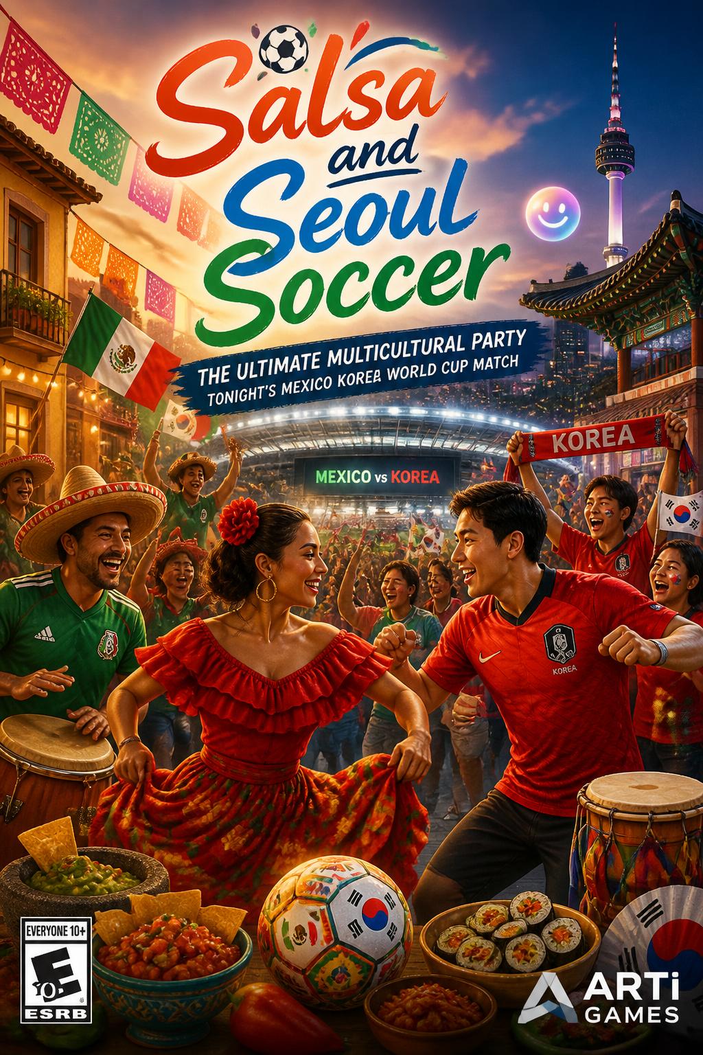 too wordy?)
    *   Salsa and Seoul Soccer (4 words,
