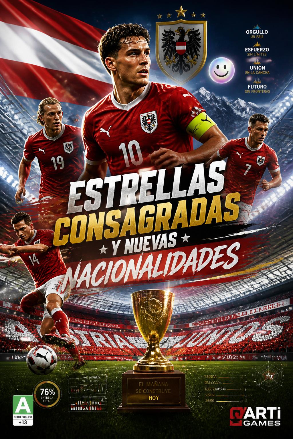 Estrellas consagradas y nuevas nacionalidades