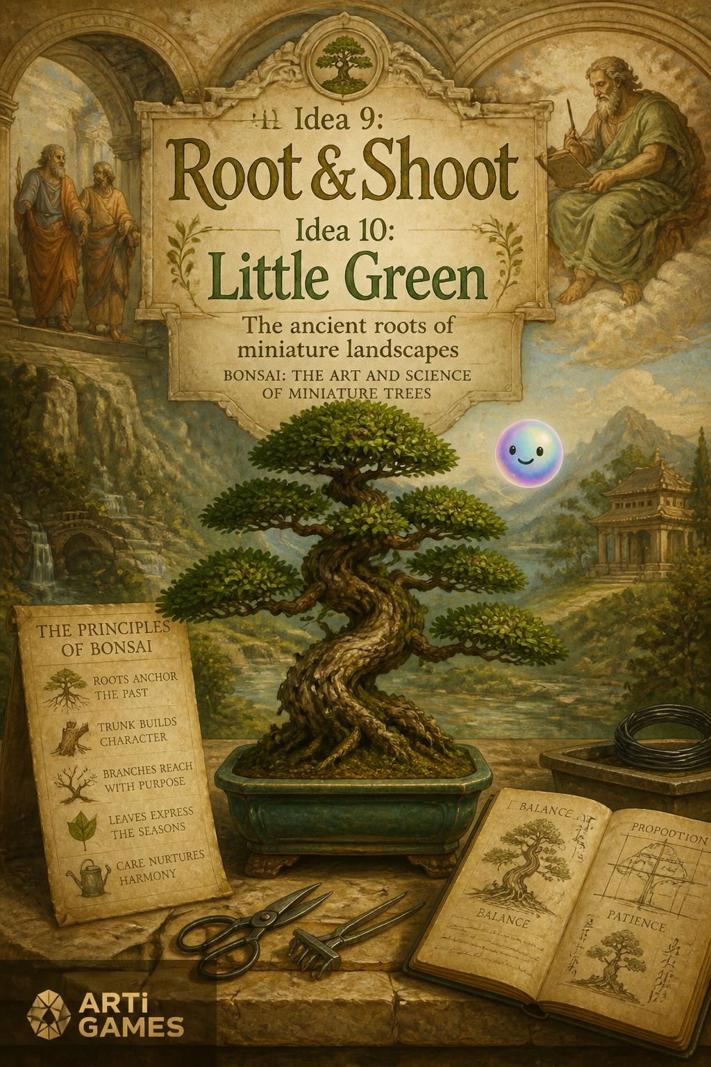 Idea 9:* Root & Shoot
    *   *Idea 10:* Little Green