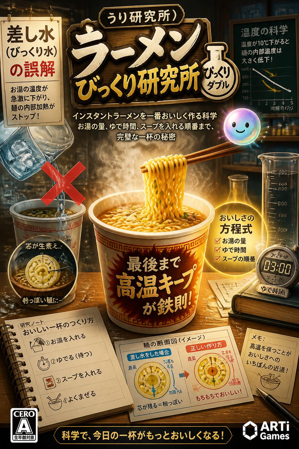 uri Kenkyujo) - Ramen Surprise Lab. Bikkuri double-