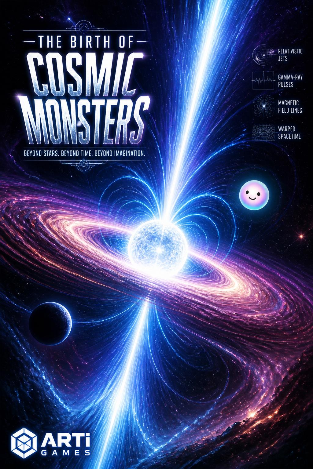 The birth of cosmic monsters