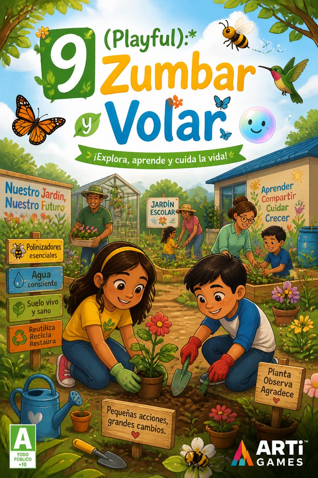 9 (Playful):* Zumbar y Volar (Buzz and Fly)