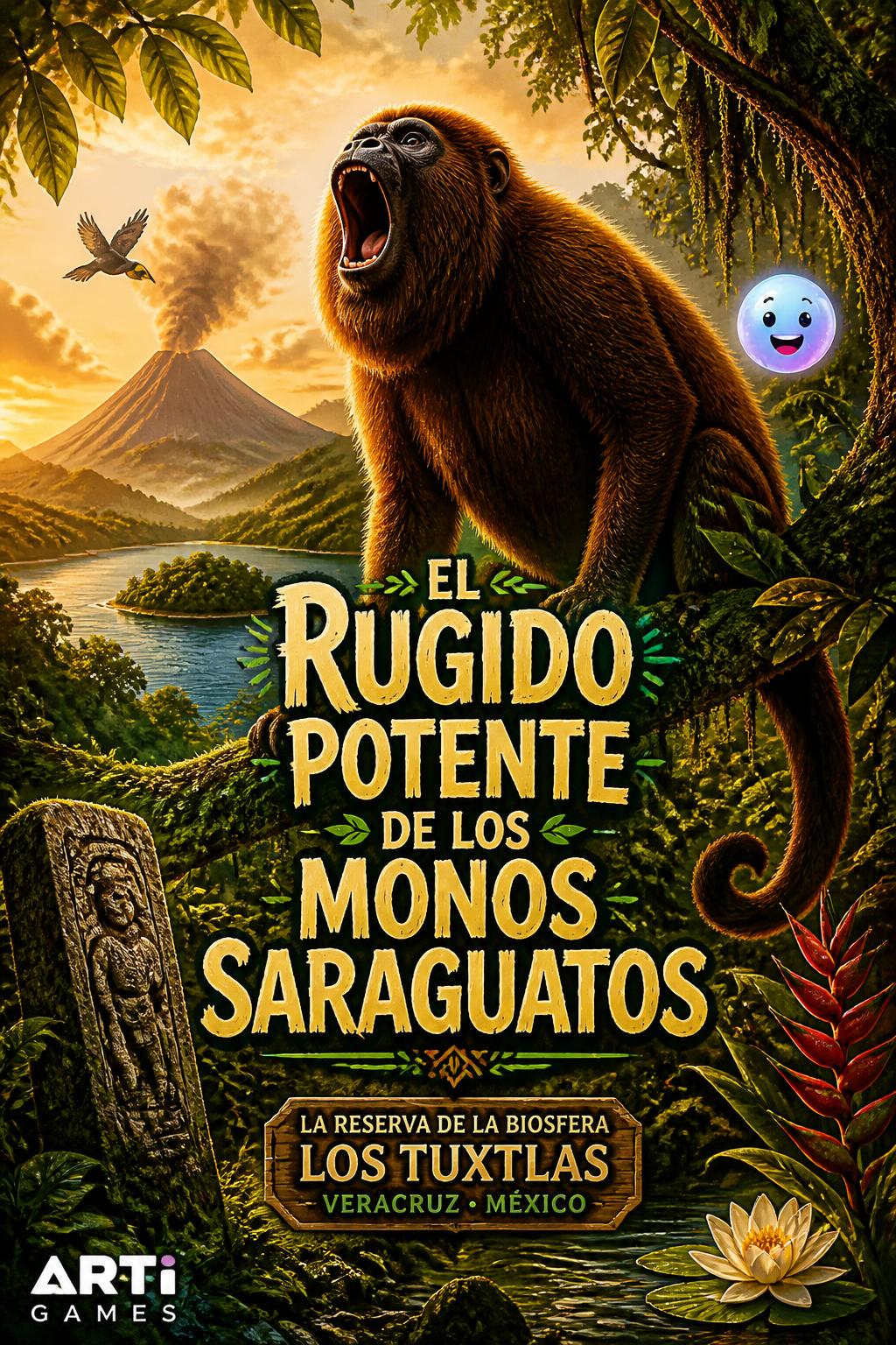 El rugido potente de los monos saraguatos