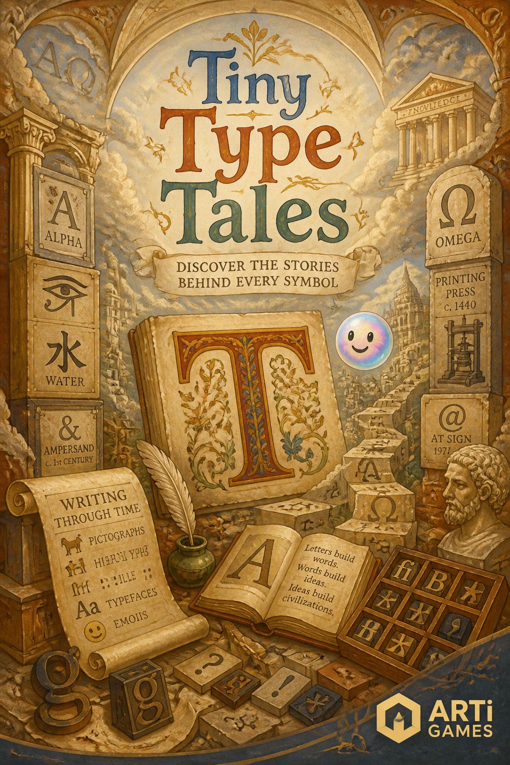 * *Tiny Type Tales* (3 words, cute)
*