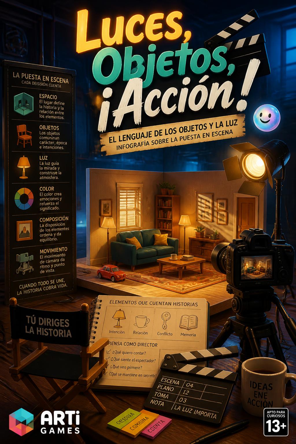 Luces, Objetos, ¡Acción!
