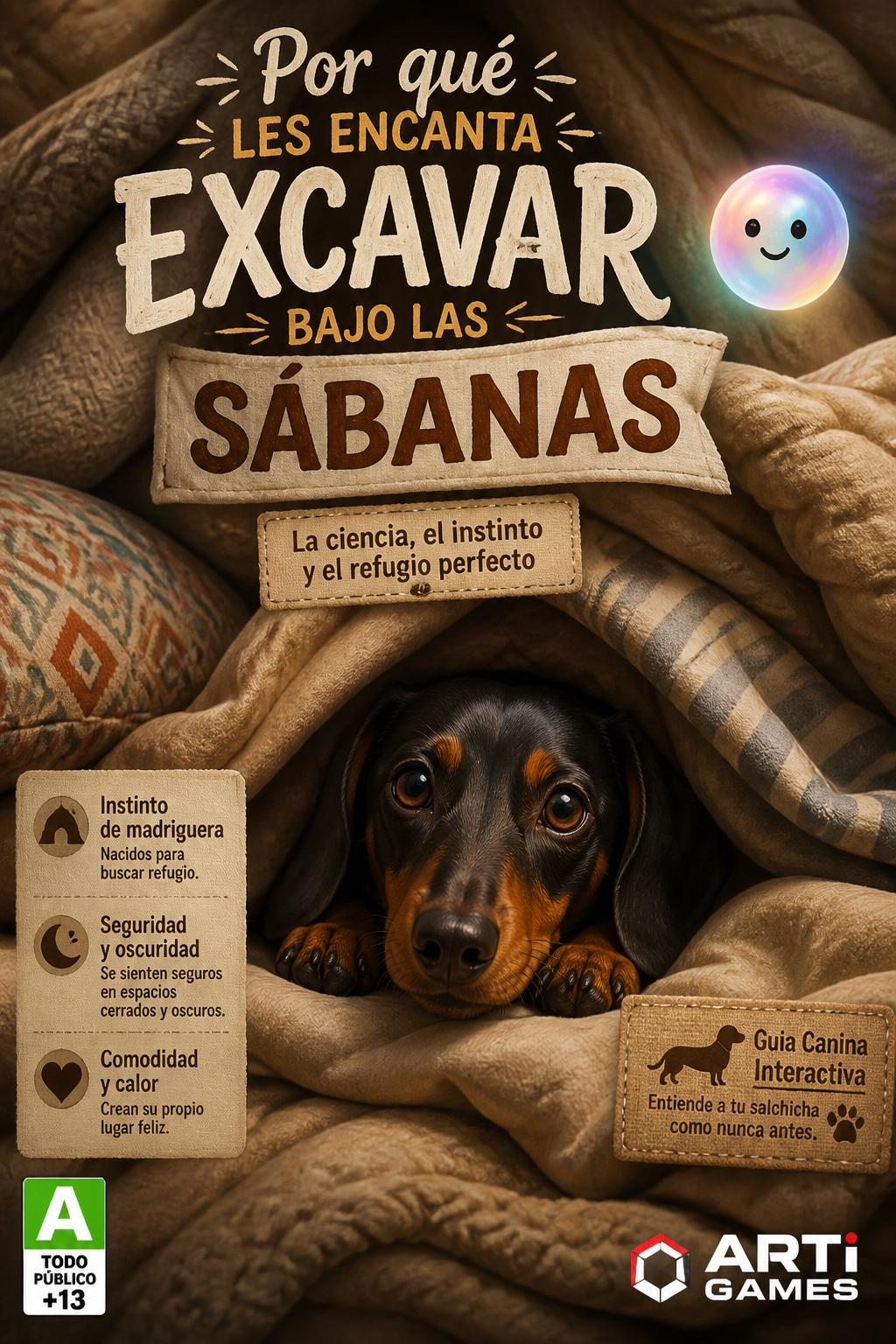Por qué les encanta excavar bajo las sábanas