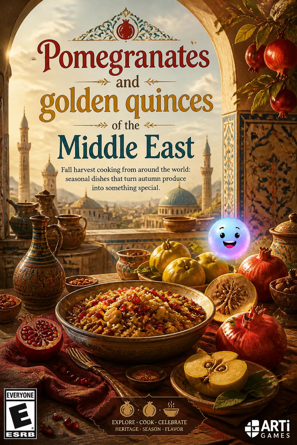 Pomegranates and golden quinces of the Middle East