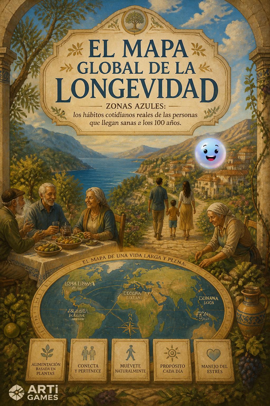 El mapa global de la longevidad