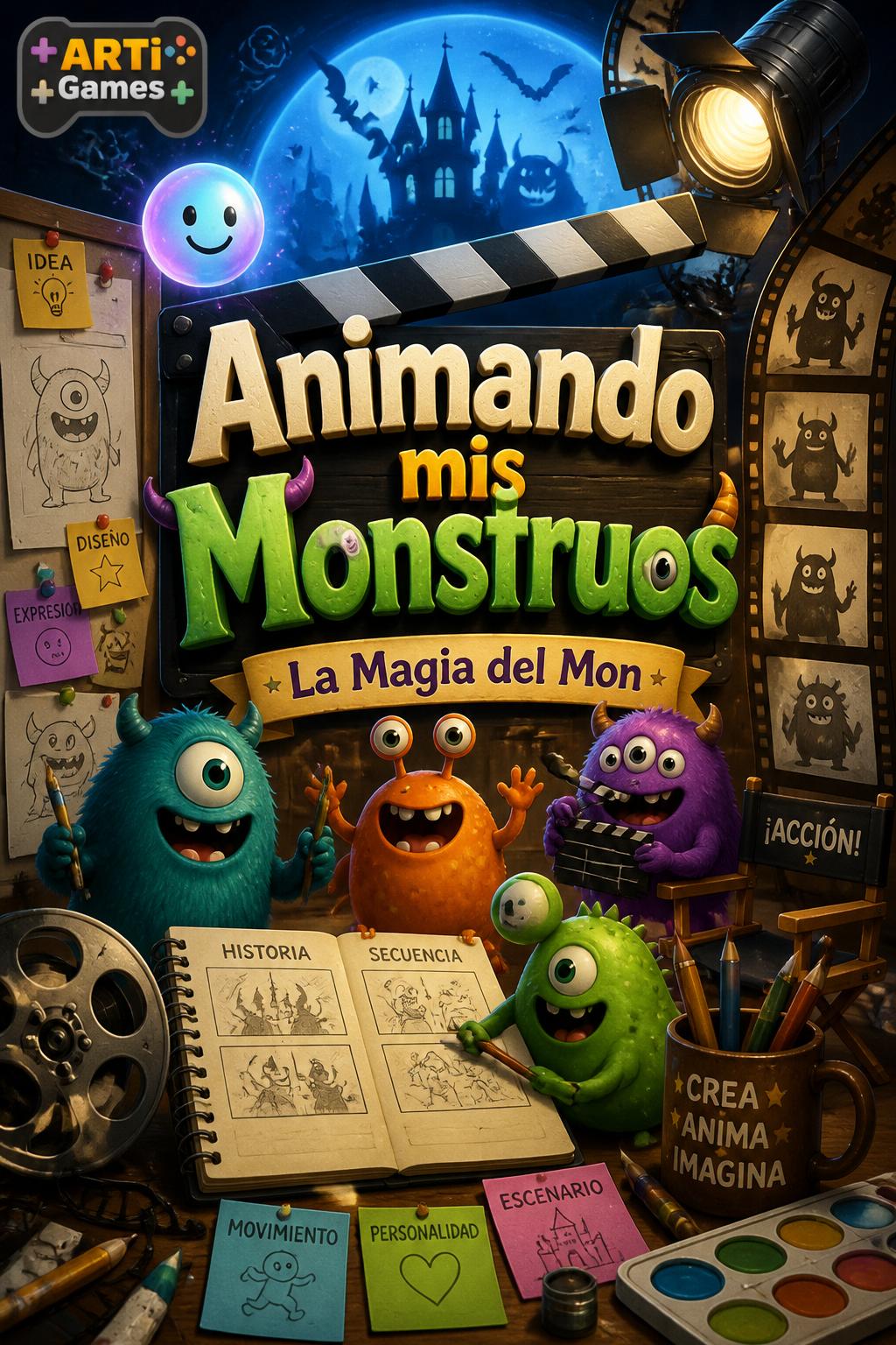 Animando mis Monstruos* (3 words)
    *   *La Magia del Mon