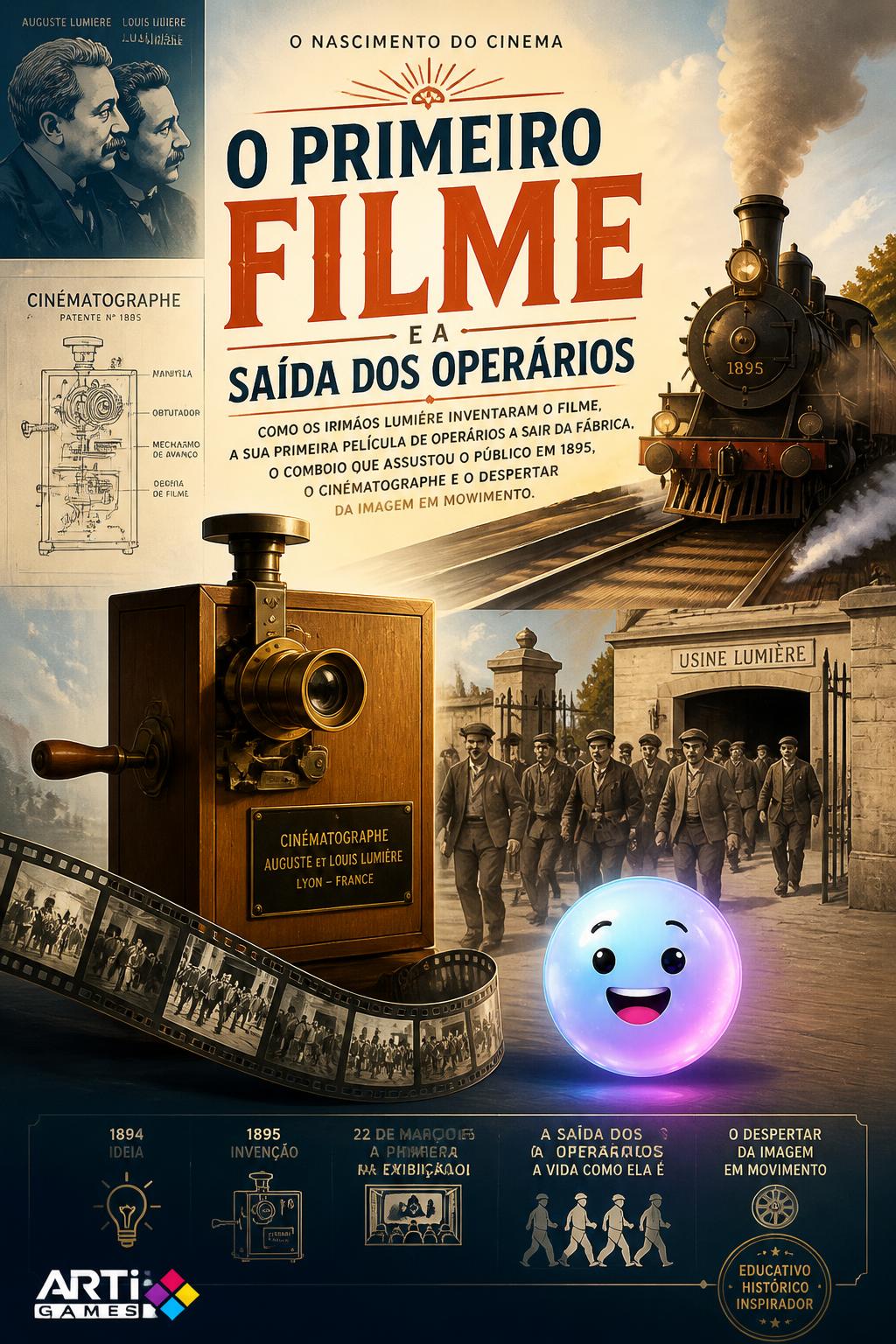 O primeiro filme e a saída dos operários