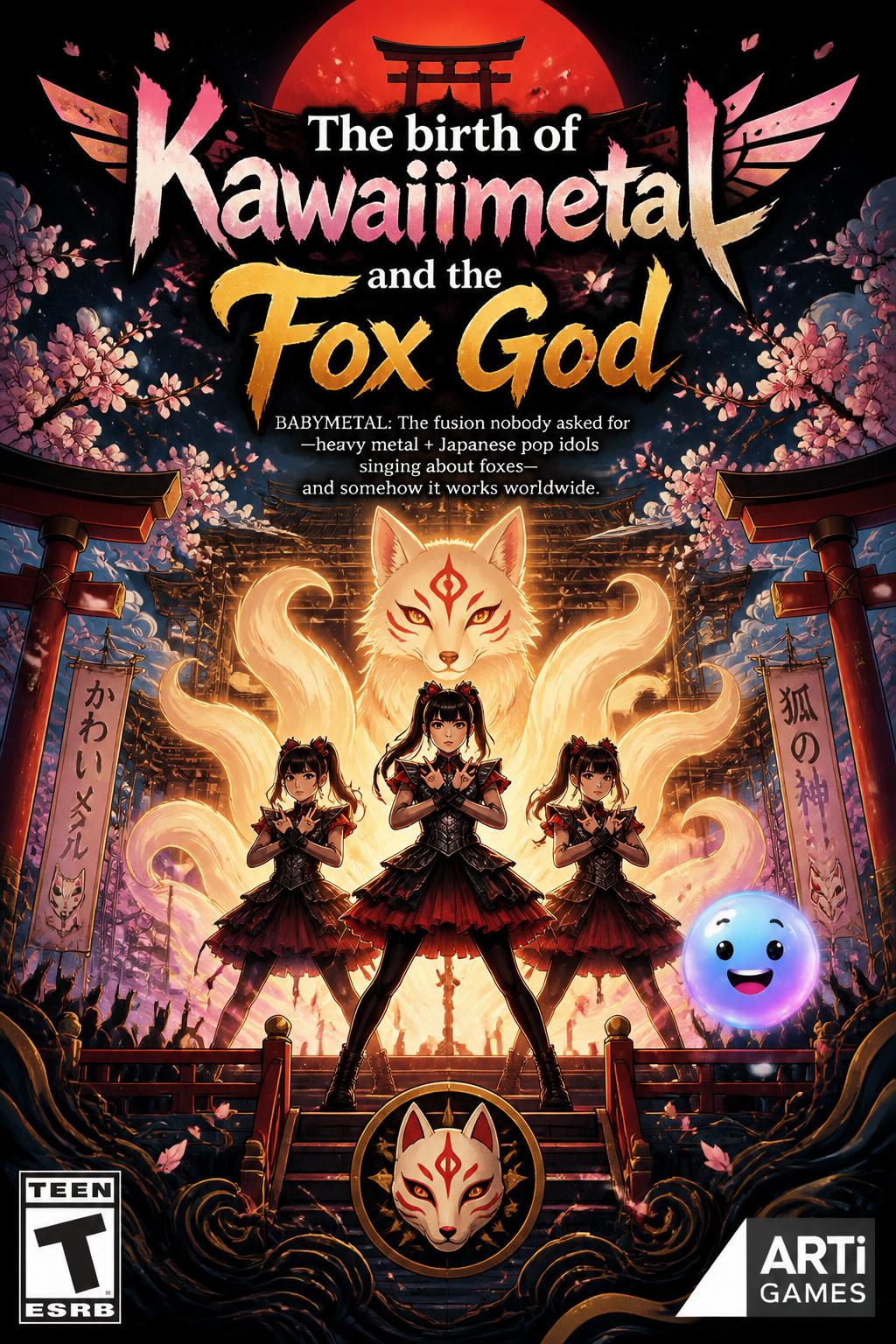 The birth of kawaiimetal and the Fox God