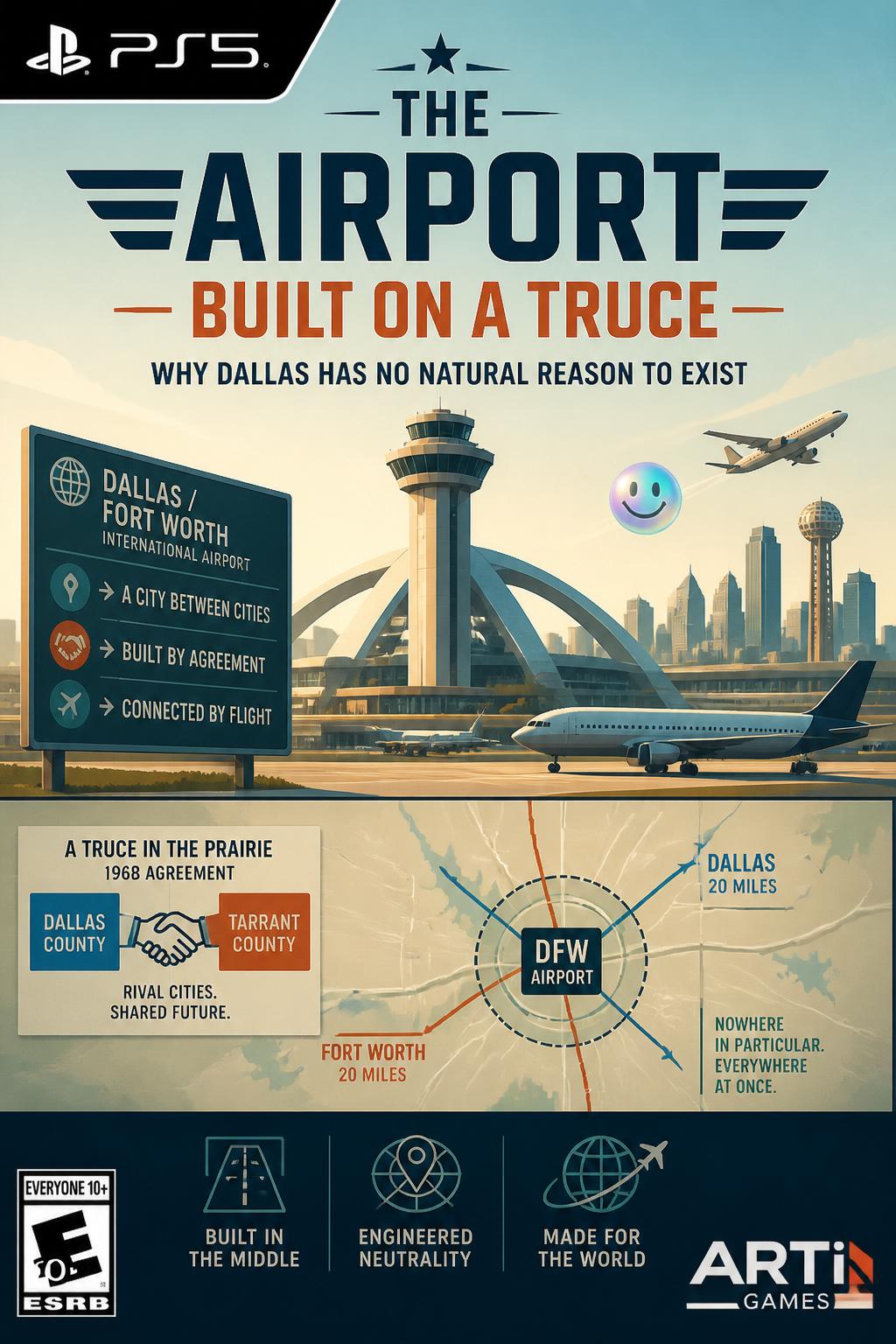 The airport built on a truce