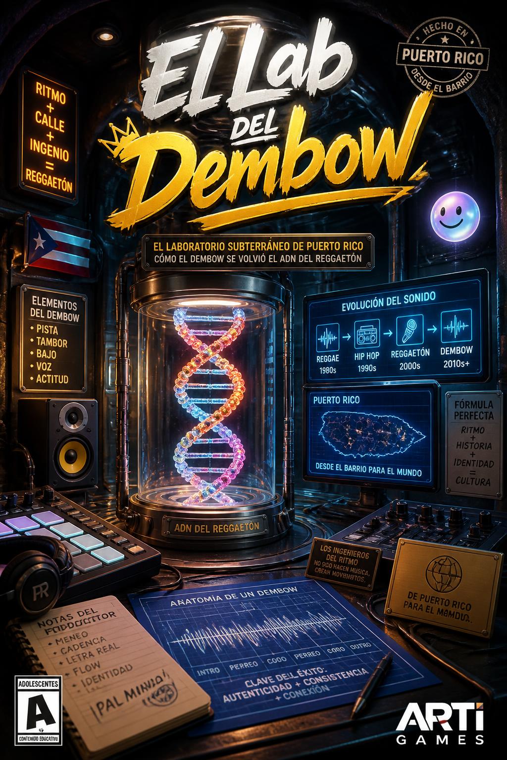 4 words?) -> El Lab del Dembow (4 words: El-Lab-del-D
