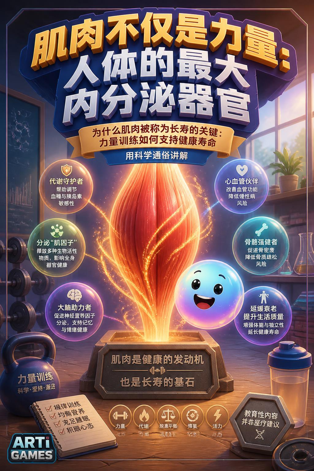 肌肉不仅是力量：人体的最大内分泌器官