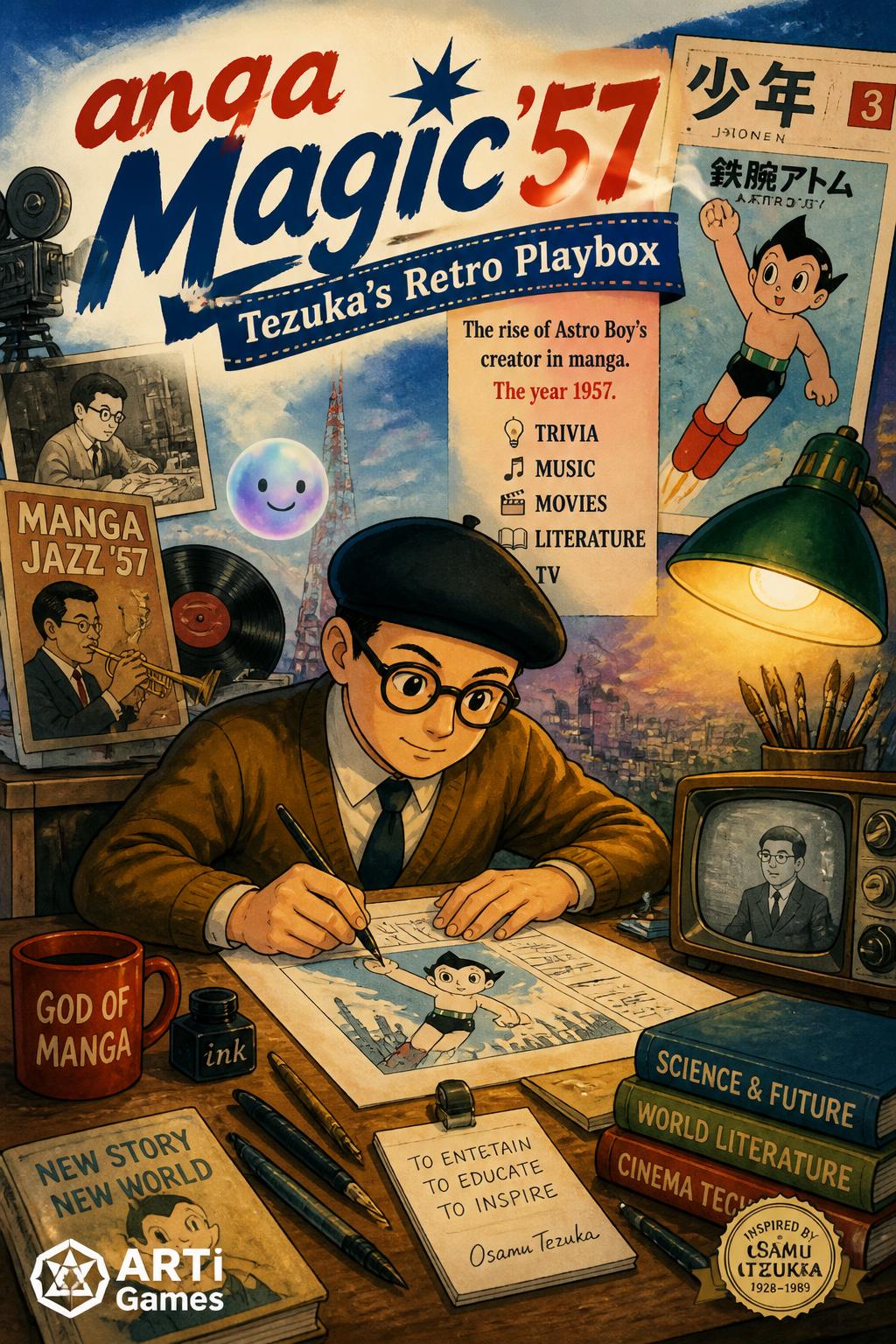 anga Magic '57
        *   Tezuka's Retro Playbox