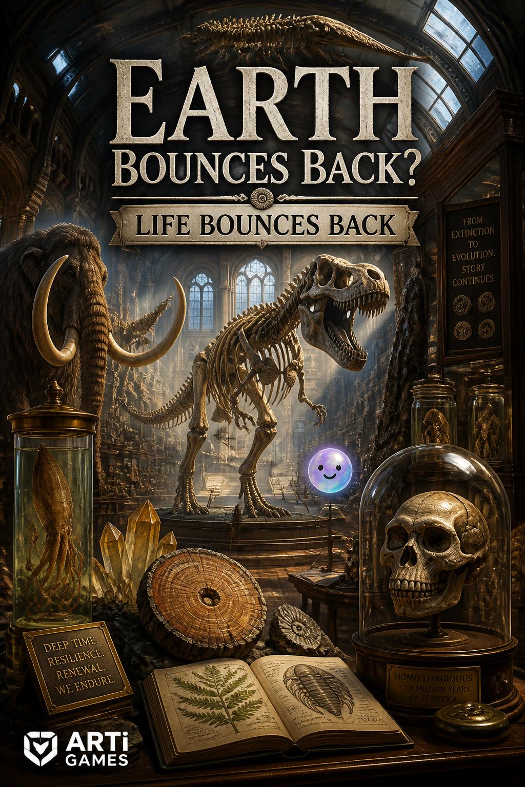 Earth Bounces Back? Life Bounces Back feels very toy-like)