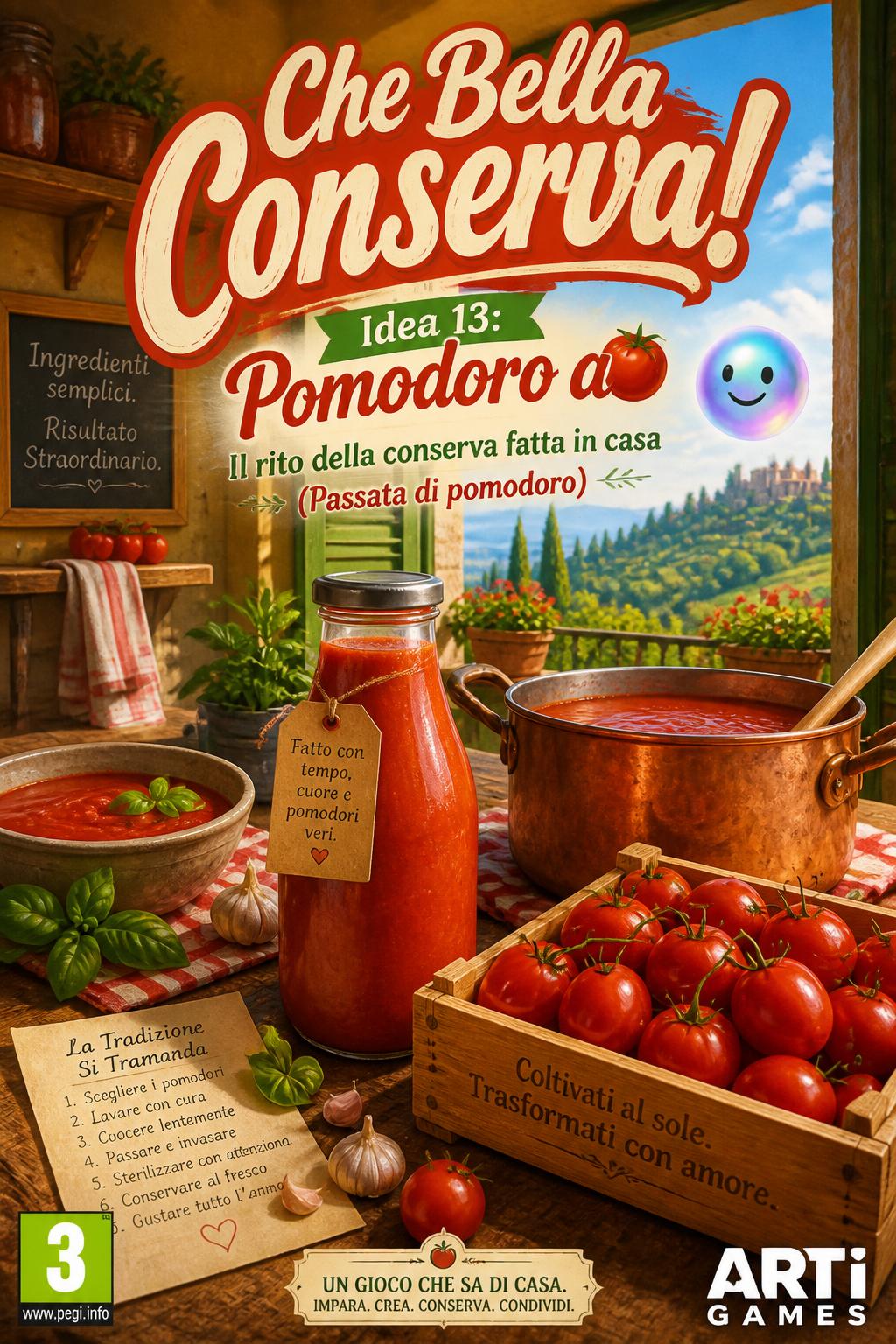 Che Bella Conserva!)
    *   *Idea 13:* Pomodoro a