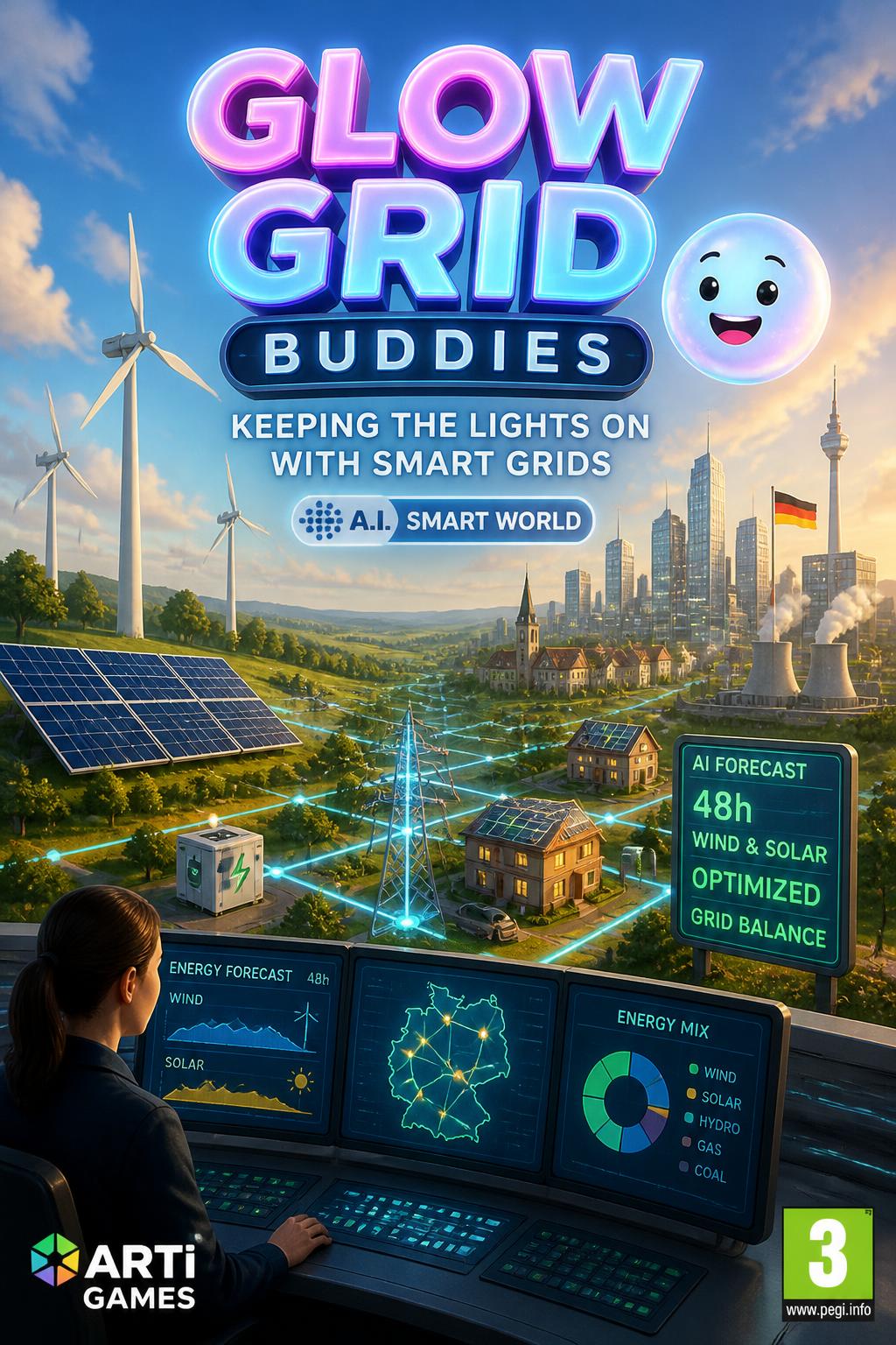 Glow Grid Buddies