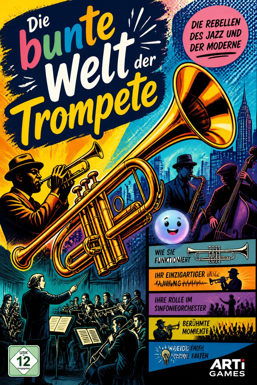 :* Die bunte Welt der Trompete (5 words - too long).
    *