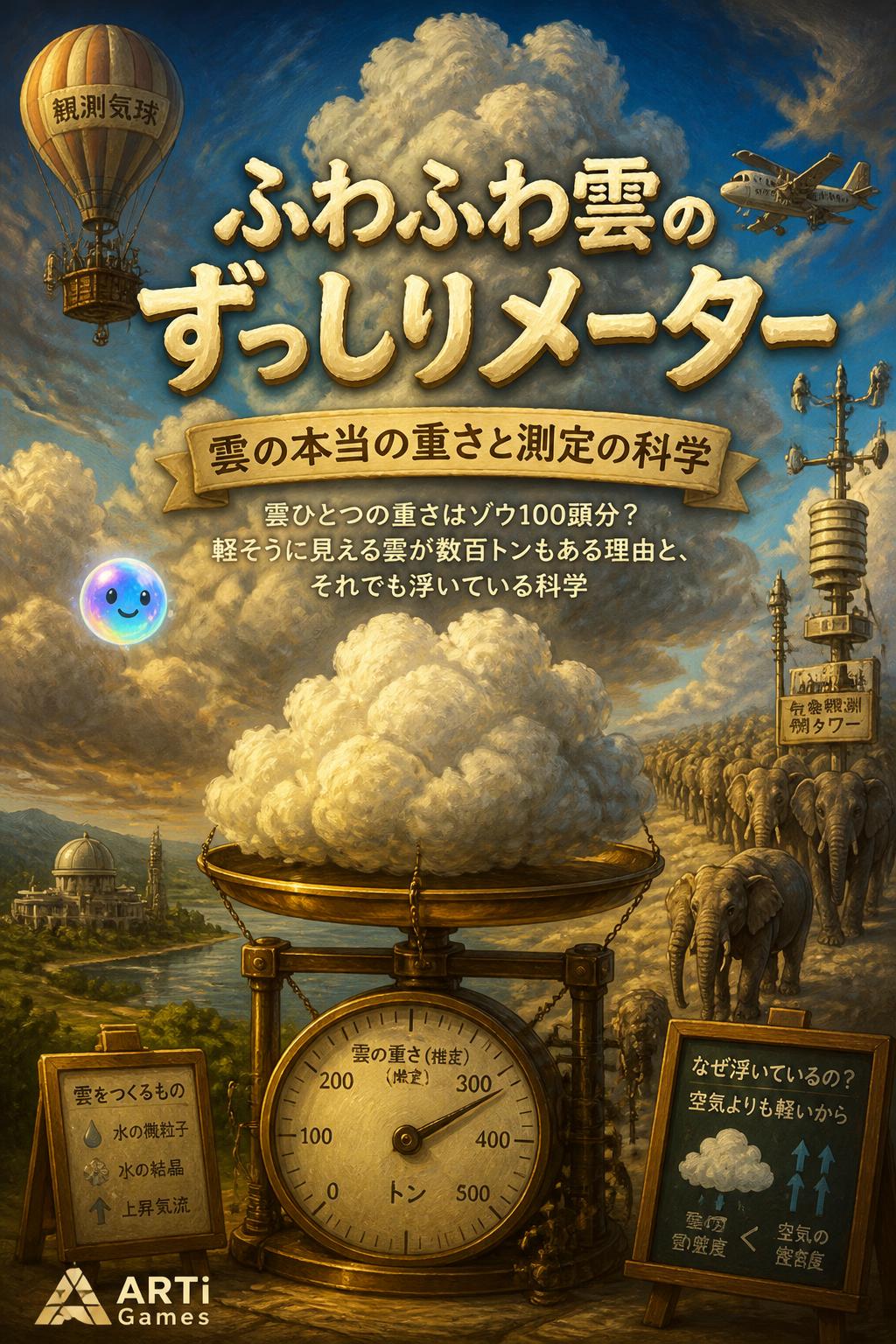 ふわふわ雲のずっしりメーター
