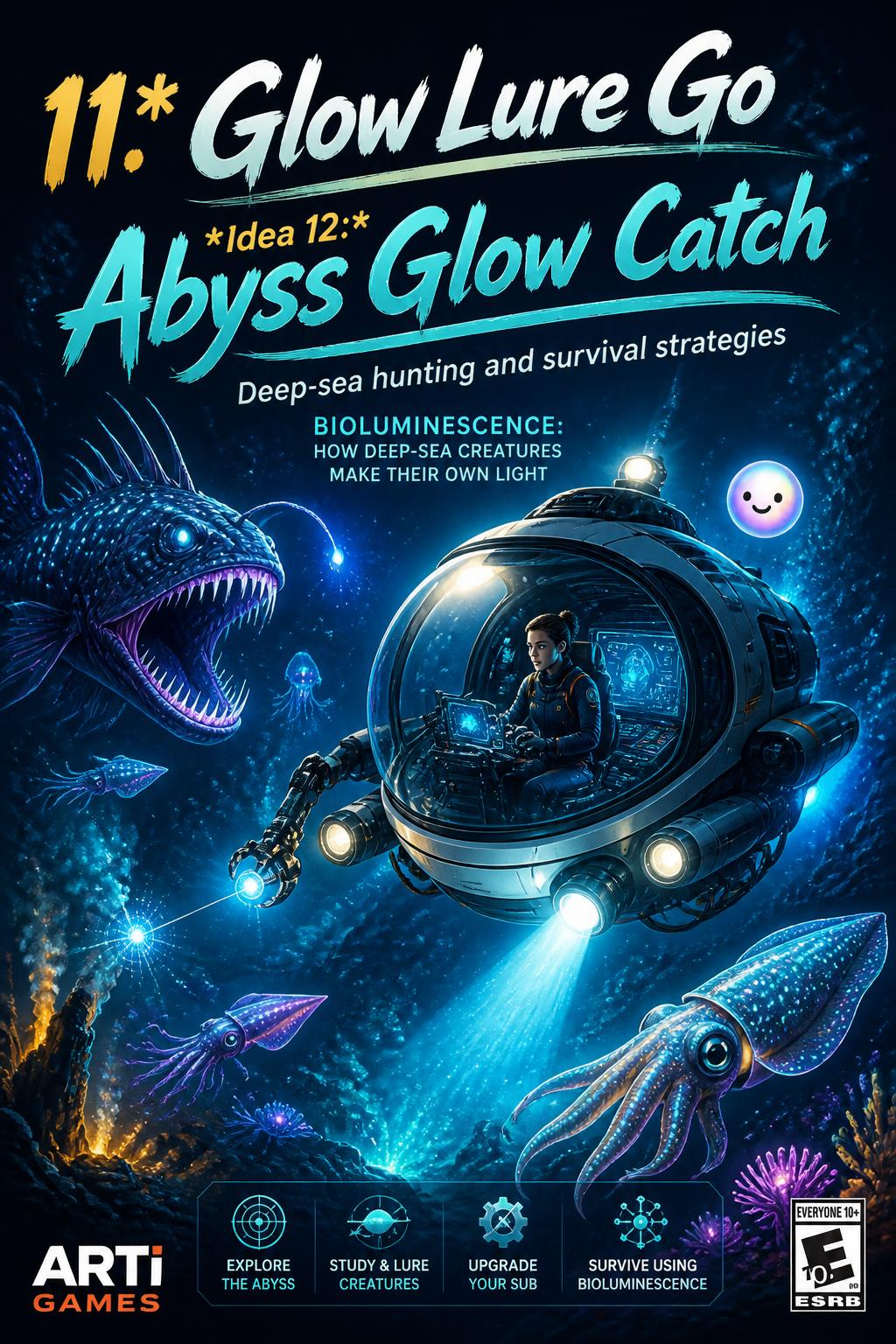 11:* Glow Lure Go
    *   *Idea 12:* Abyss Glow Catch