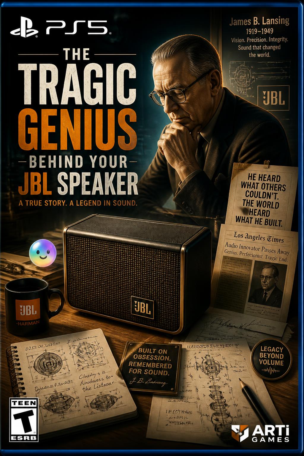 The tragic genius behind your JBL speaker