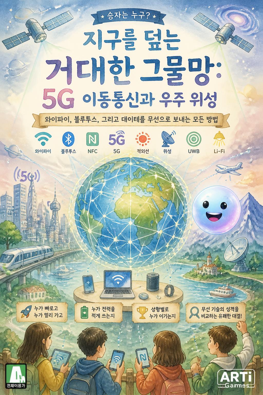 지구를 덮는 거대한 그물망: 5G 이동통신과 우주 위성