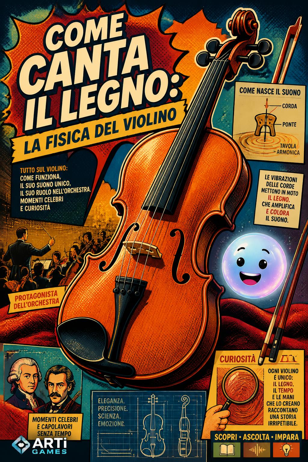 Come canta il legno: la fisica del violino