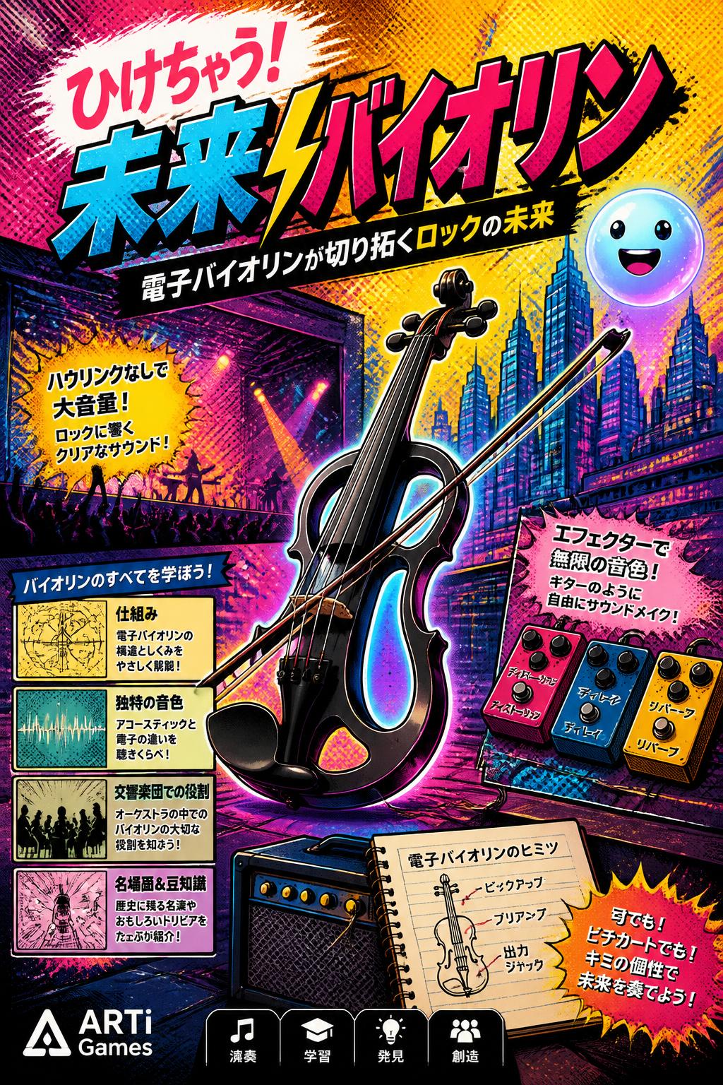 ひけちゃう！未来バイオリン