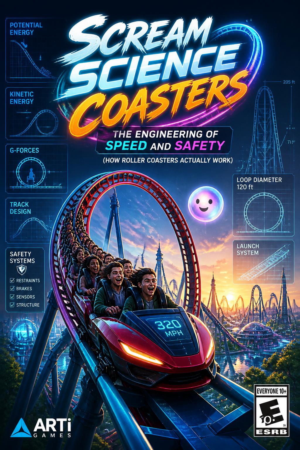 Scream Science Coasters