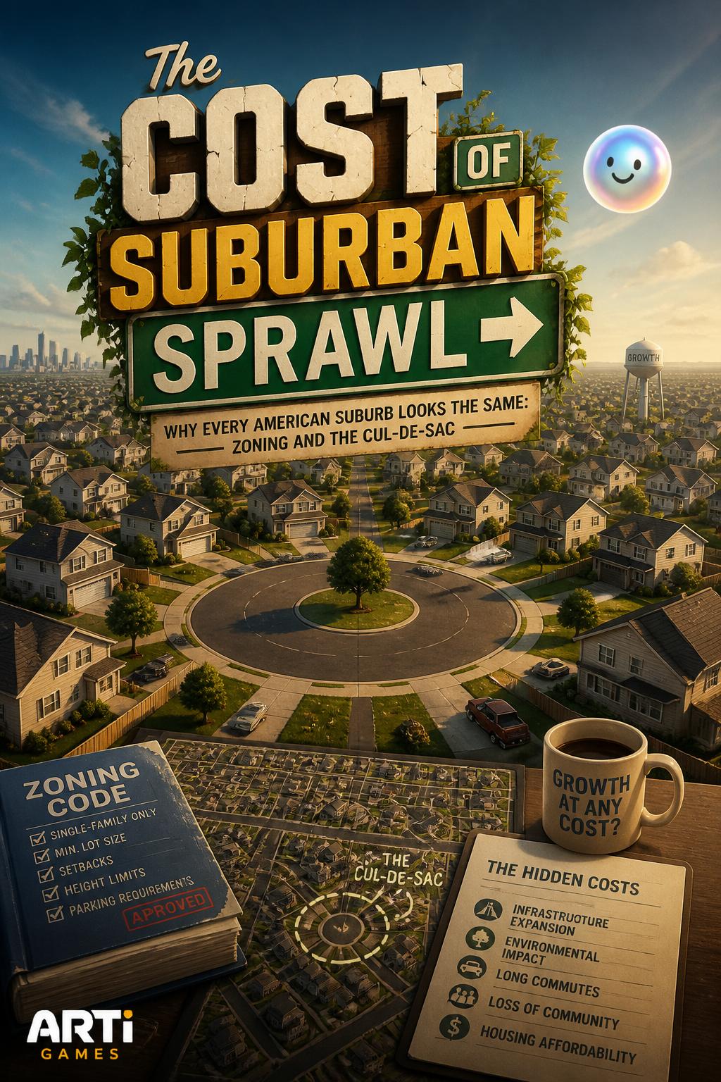The cost of suburban sprawl