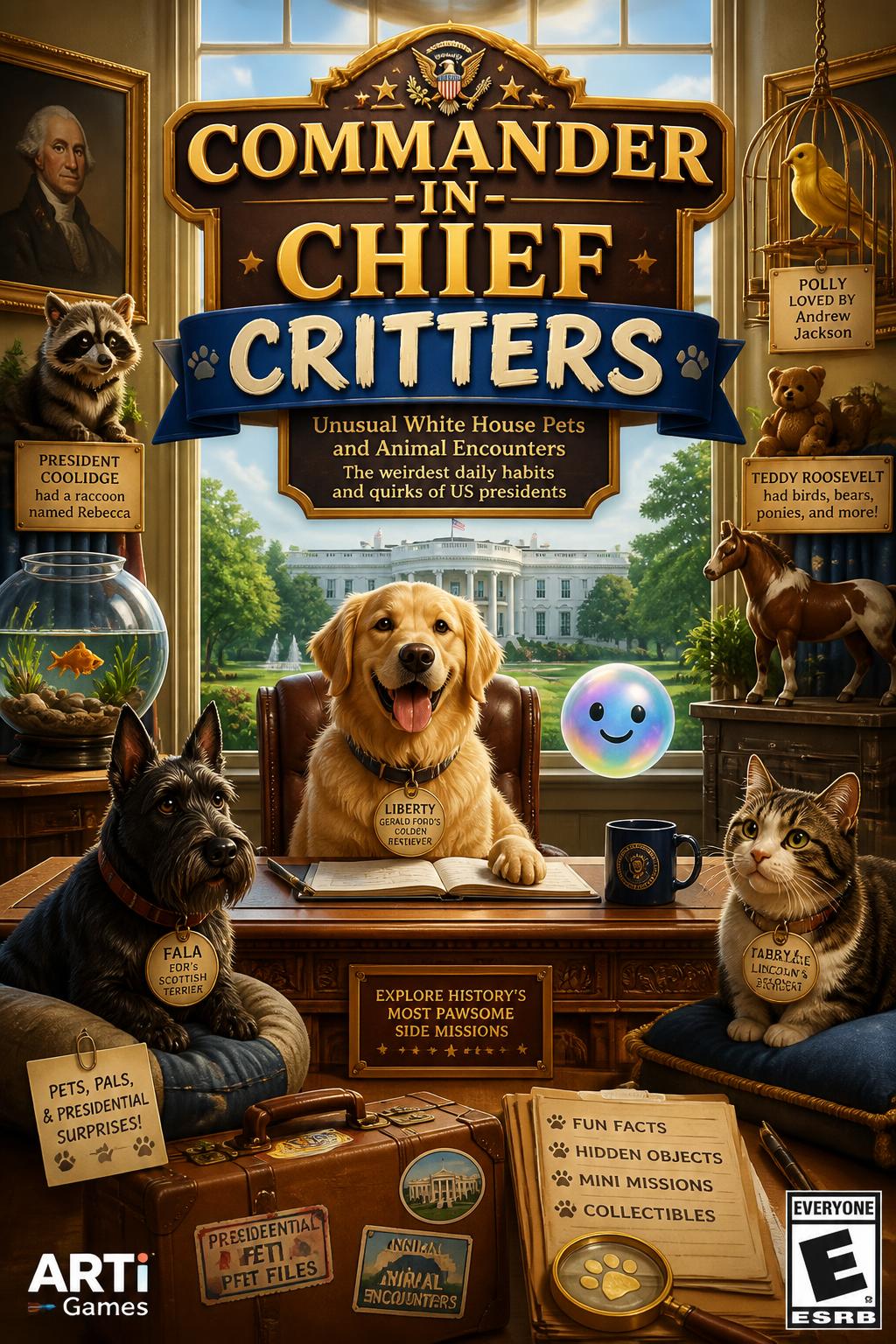 Commander-in-Chief Critters is great.
    *   *Idea 1