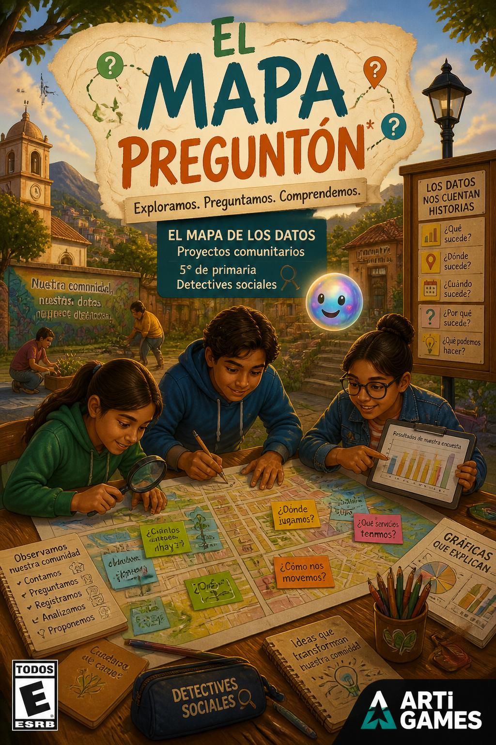 El Mapa Preguntón* (The Questioning Map) - 3 words.
    *