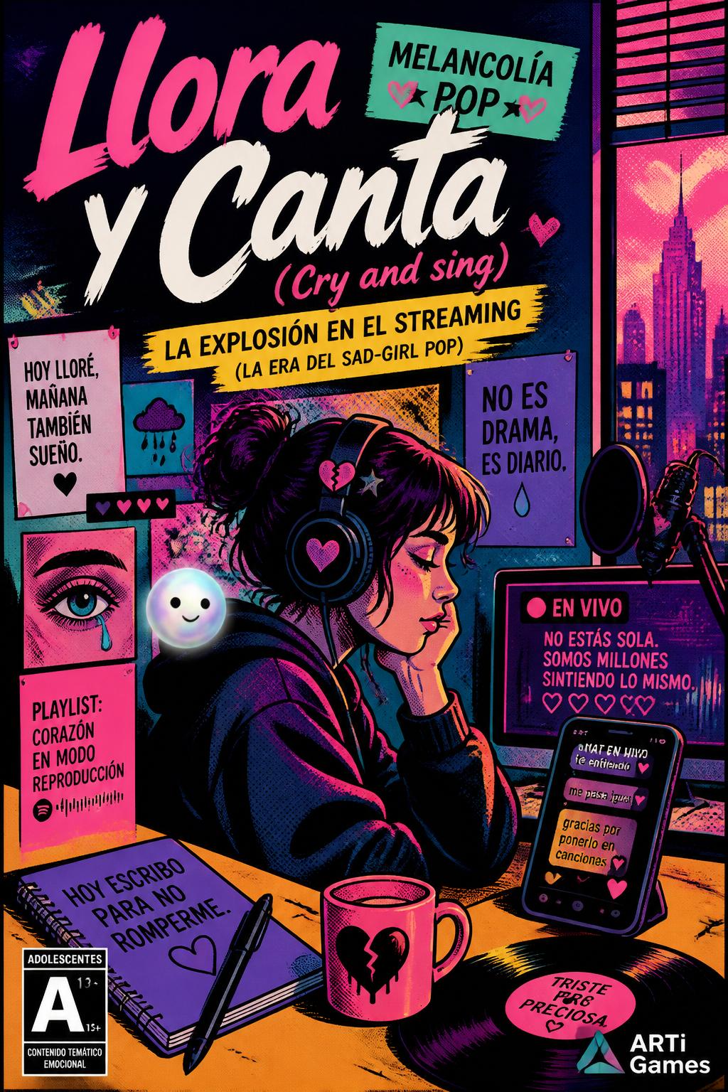 Llora y Canta (Cry and sing)
        *   Melancolía Pop (
