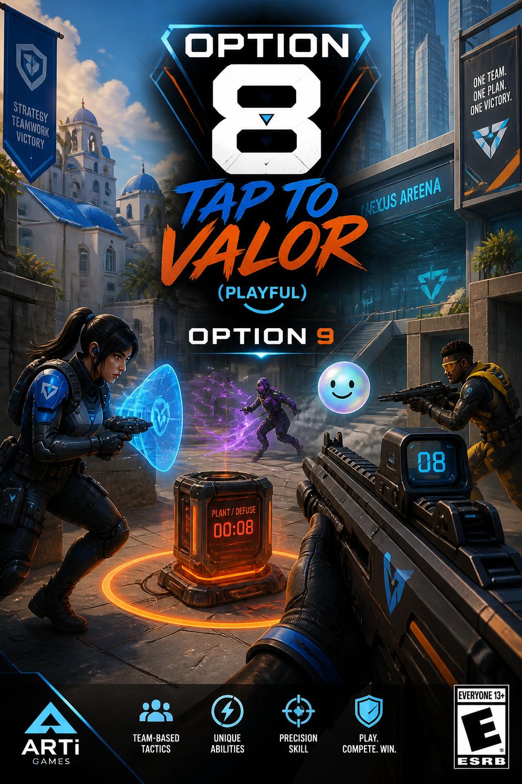 Option 8:* Tap to Valor (Playful)
    *   *Option 9