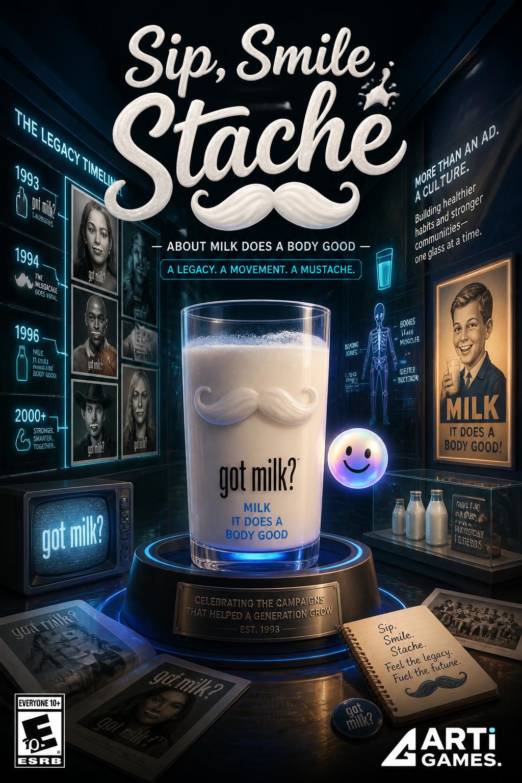 Sip, Smile, Stache