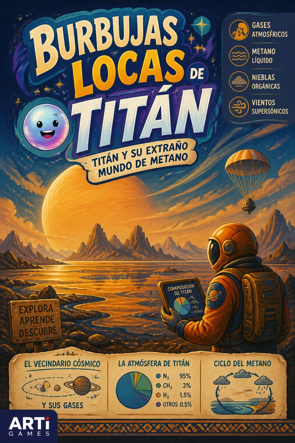 Burbujas Locas de Titán