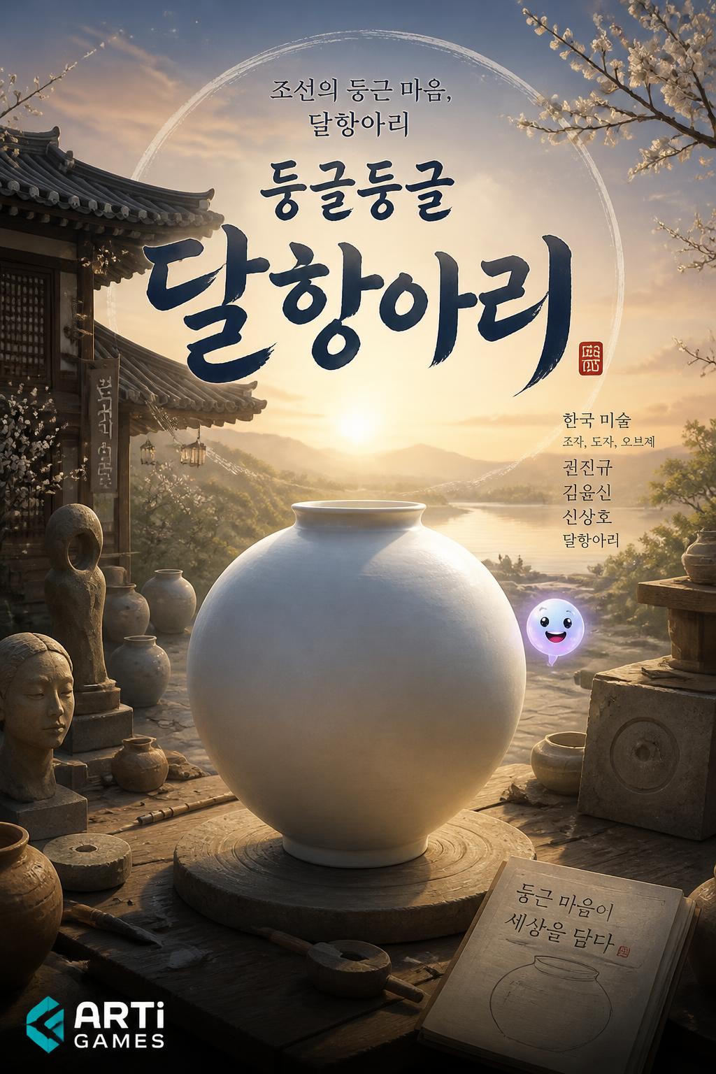 둥글둥글 달항아리