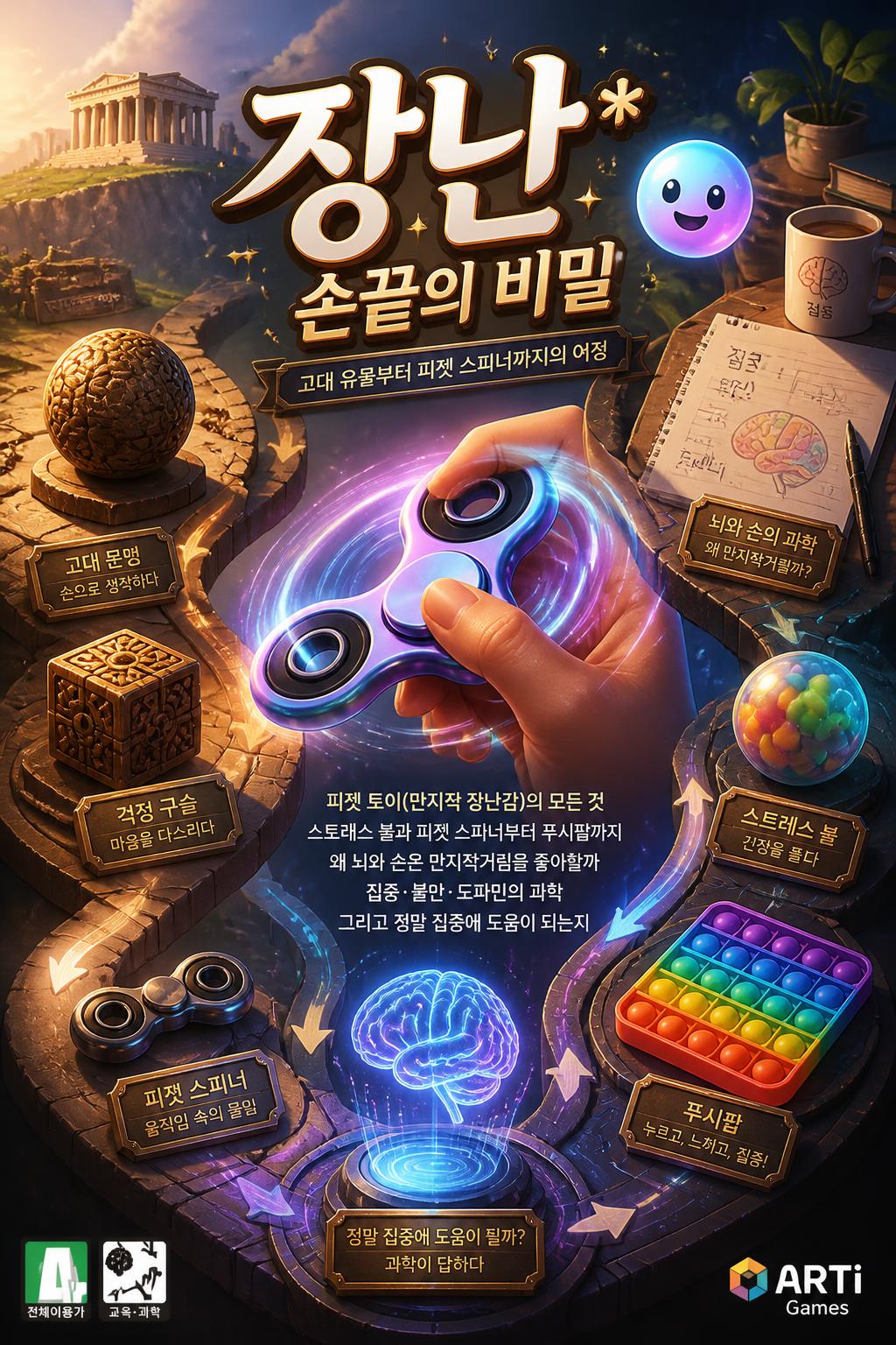 장난* - 2 words.
    *   *손끝의 비밀