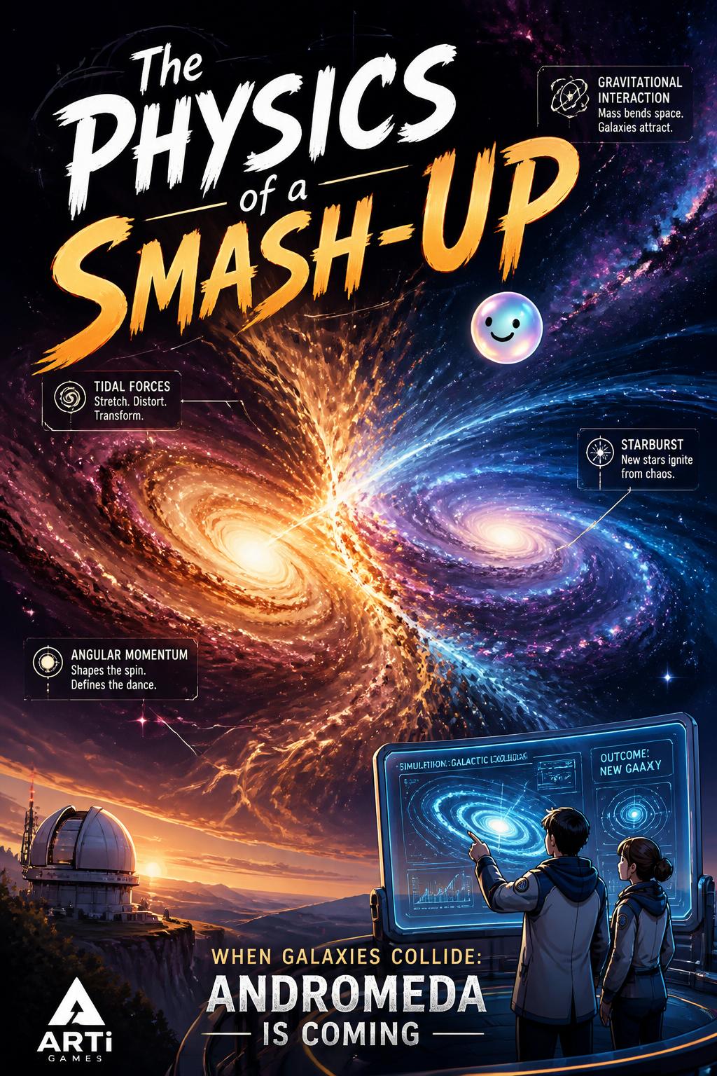 The physics of a smash-up
